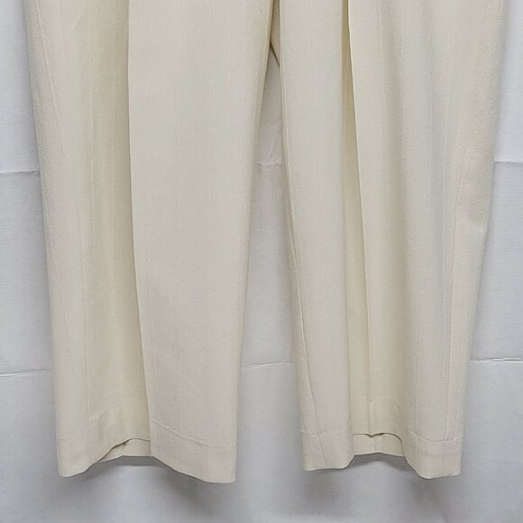 Vintage Virgola Uomo Mens Dress Pants 42 ( Fit 41 X 29 ) Pleated Front Textured - Picture 3 of 15